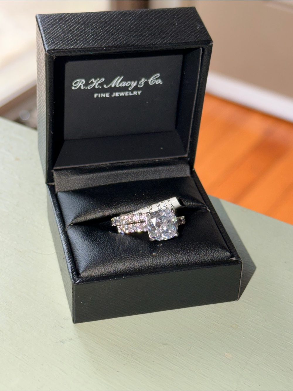 Semi Precious Bridal CZ 4 Prong Ring Size 6
